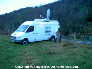 Loch Ness satellite truck